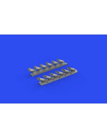 [NO_DESC] Spitfire Mk.V six-stacks exhausts fishtail for EDUARD, 1/...