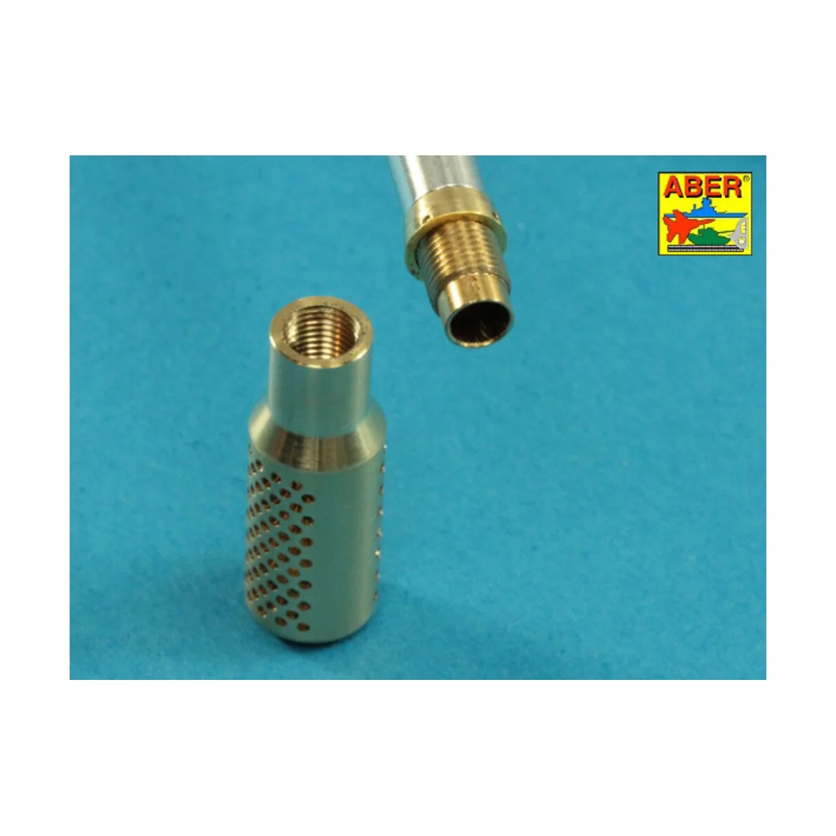 Muzzle brake fit to barrel for Krupp 12, 8cm PAK 44 Anti-Tank Gun (...