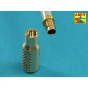 Muzzle brake fit to barrel for Krupp 12,8cm PAK 44 Anti-Tank Gun (T...