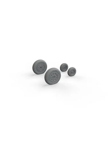 F-4B wheels for TAMIYA, 1/48 - Eduard Accessories 648682