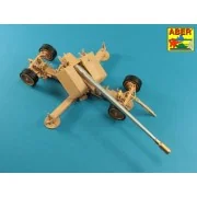 Muzzle brake fit to barrel for Krupp 12,8cm PAK 44 Anti-Tank Gun (T...