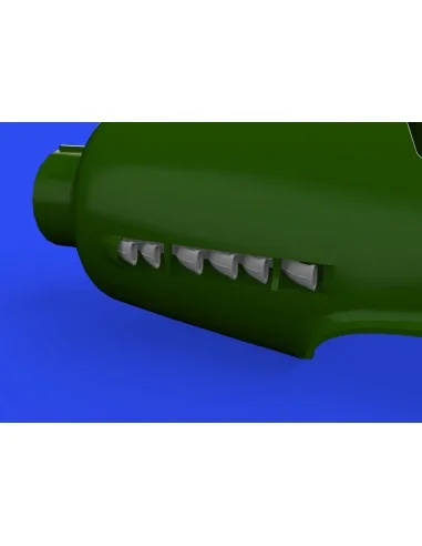 Fw 190D exhaust stacks for EDUARD, 1/48 - Eduard Accessories 648688