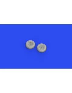 Chipmunk T.10 wheels, for AIRFIX, 1/48 - Eduard Accessories 648699