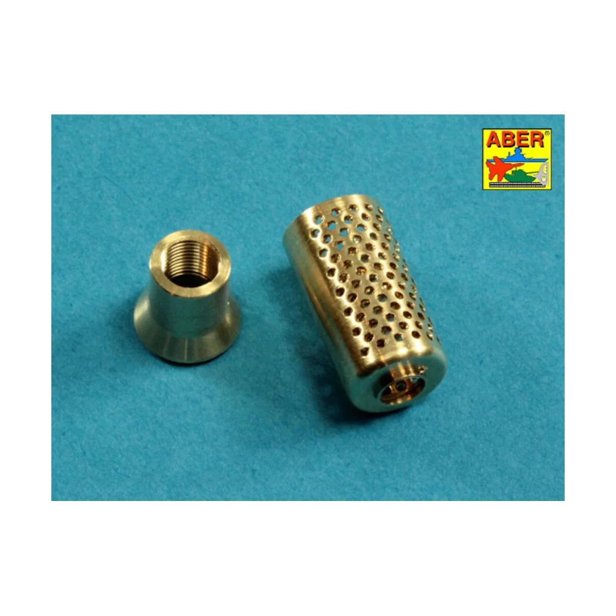 Muzzle brake fit to barrel for Krupp 12, 8cm PAK 44 Anti-Tank Gun (...