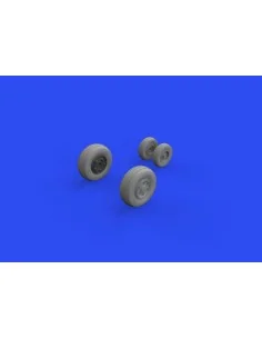 F/A-18E wheels, for MENG, 1/48 - Eduard Accessories 648701