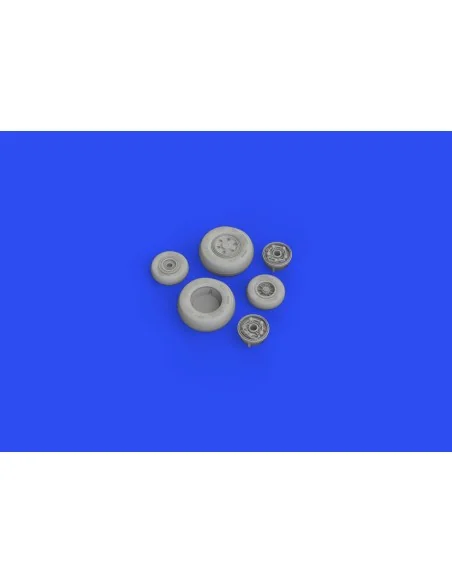 F/A-18E wheels, for MENG, 1/48 - Eduard Accessories 648701
