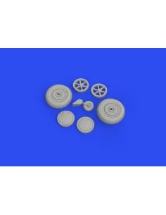 SBD-5 wheels for ACCURATE MINIATURES/REVELL, 1/48 - Eduard Accessor...