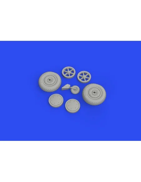 SBD-5 wheels for ACCURATE MINIATURES/REVELL, 1/48 - Eduard Accessor...