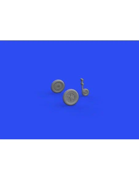 Bf 109G-4 wheels for EDUARD, 1/48 - Eduard Accessories 648720