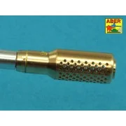 Muzzle brake fit to barrel for Krupp 12,8cm PAK 44 Anti-Tank Gun (T...