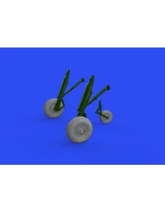 Z-326/526 wheels for EDUARD, 1/48 - Eduard Accessories 648729 2