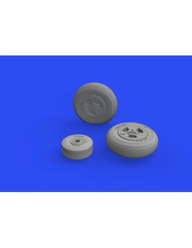 Vampire F.3 wheels, 1/48 - Eduard Accessories 648741
