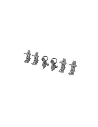 Luftwaffe rudder pedals PRINT, 1/48 - Eduard Accessories 648778