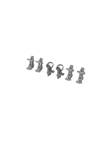 Luftwaffe rudder pedals PRINT, 1/48 - Eduard Accessories 648778