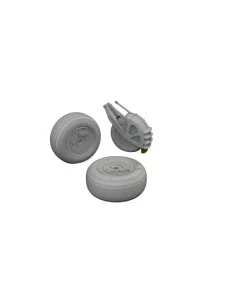 Su-25 wheels, 1/48 - Eduard Accessories 648780