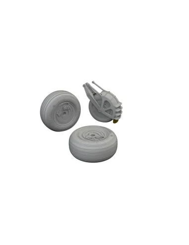 Su-25 wheels, 1/48 - Eduard Accessories 648780