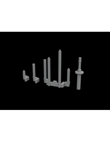 [NO_DESC] P-38J gun barrels PRINT for TAMIYA, 1/48 - Eduard Accesso...