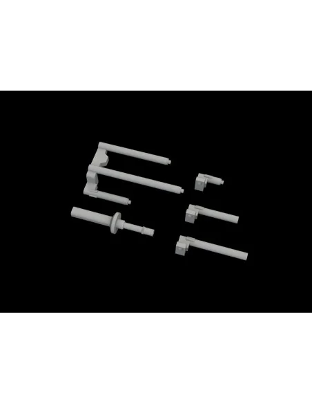 P-38J gun barrels PRINT for TAMIYA, 1/48 - Eduard Accessories 648789