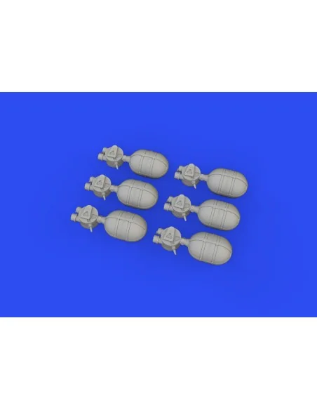 WWII USAAF oxygen cylinder A-4 PRINT, 1/48 - Eduard Accessories 648796