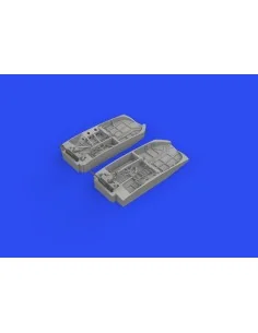 F6F wheel bays PRINT for EDUARD, 1/48 - Eduard Accessories 648798 2