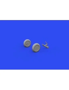 A6M wheels w/smooth tire for EDUARD, 1/48 - Eduard Accessories 648808