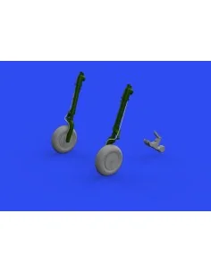 A6M wheels w/smooth tire for EDUARD, 1/48 - Eduard Accessories 648808 2