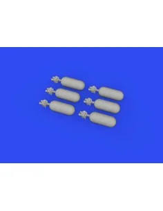 WWII USAAF oxygen cylinder A-6 PRINT for, 1/48 - Eduard Accessories... 2