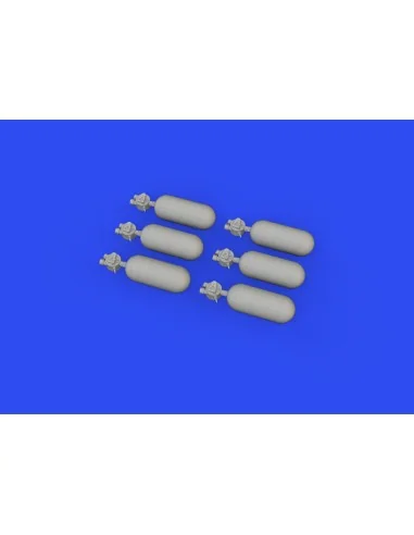 [NO_DESC] WWII USAAF oxygen cylinder A-6 PRINT for, 1/48 - Eduard A...