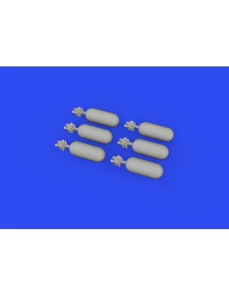 WWII USAAF oxygen cylinder A-6 PRINT for, 1/48 - Eduard Accessories...