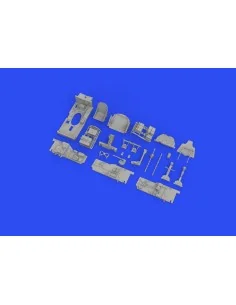P-38J cockpit PRINT for TAMIYA, 1/48 - Eduard Accessories 648812