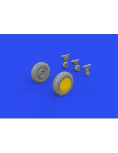 F4F-4 wheels late for EDUARD, 1/48 - Eduard Accessories 648816