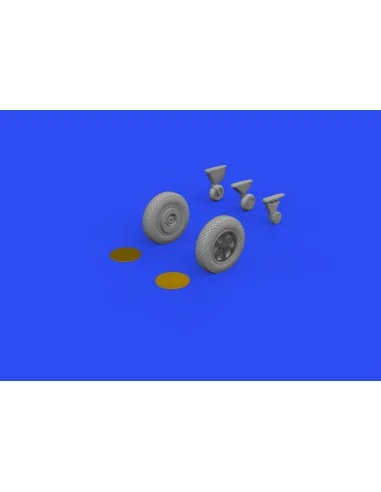 F4F-4 wheels late for EDUARD, 1/48 - Eduard Accessories 648816