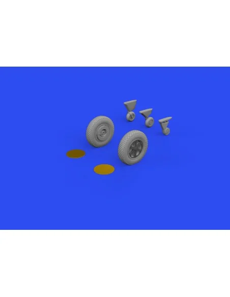 F4F-4 wheels late for EDUARD, 1/48 - Eduard Accessories 648816