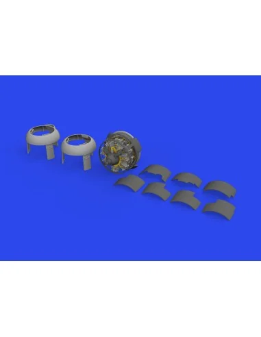 F4F-3 engine mid PRINT 1/48 EDUARD, 1/48 - Eduard Accessories 648825