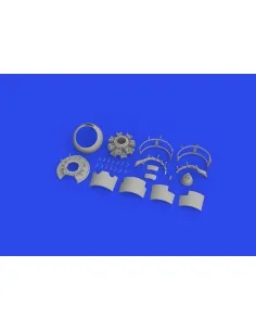 F4F-3A engine PRINT 1/48 EDUARD, 1/48 - Eduard Accessories 648827