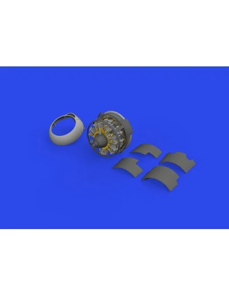 F4F-3A engine PRINT 1/48 EDUARD, 1/48 - Eduard Accessories 648827