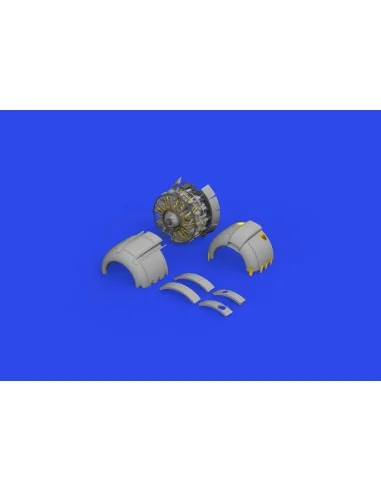 A6M2-N Rufe engine complete PRINT 1/48 EDUARD, 1/48 - Eduard Access...