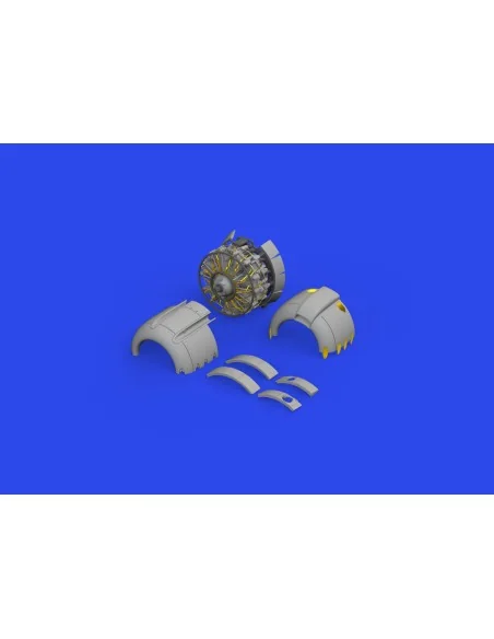 [NO_DESC] A6M2-N Rufe engine complete PRINT 1/48 EDUARD, 1/48 - Edu...
