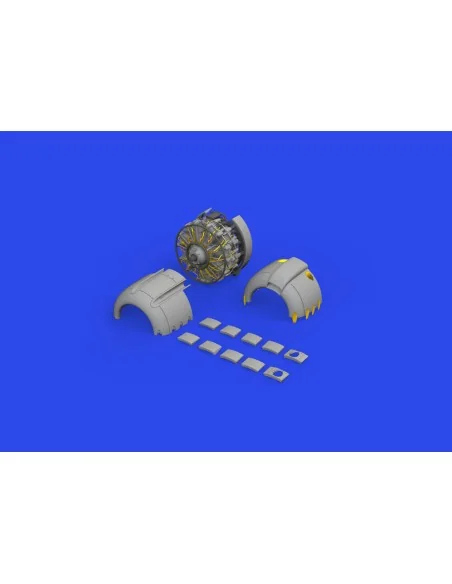 A6M2-N Rufe engine complete PRINT 1/48 EDUARD, 1/48 - Eduard Access...