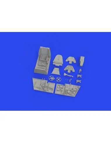 Bf 109F cockpit PRINT 1/48 EDUARD, 1/48 - Eduard Accessories 648876