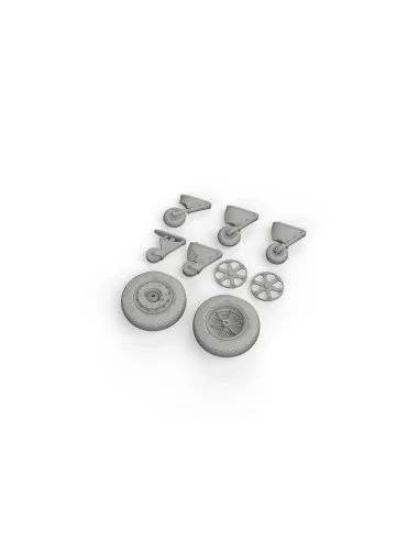FM-2 wheels 1/48 EDUARD, 1/48 - Eduard Accessories 648887