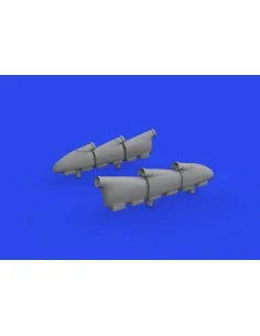 Hurricane Mk.I exhaust stacks PRINT 1/48 HOBBY BOSS, 1/48 - Eduard ...