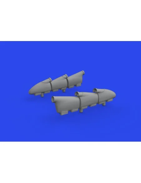 [NO_DESC] Hurricane Mk.I exhaust stacks PRINT 1/48 HOBBY BOSS, 1/48...