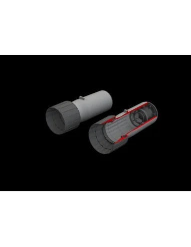 F-4E exhaust nozzles PRINT 1/48 MENG, 1/48 - Eduard Accessories 648908