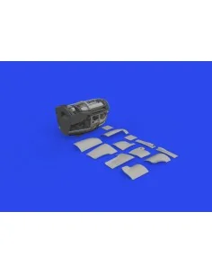 P-38J left engine PRINT 1/48 TAMIYA, 1/48 - Eduard Accessories 648936 2