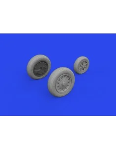 J-35 Draken wheels Type 2 1/48 HASEGAWA, 1/48 - Eduard Accessories ... 2