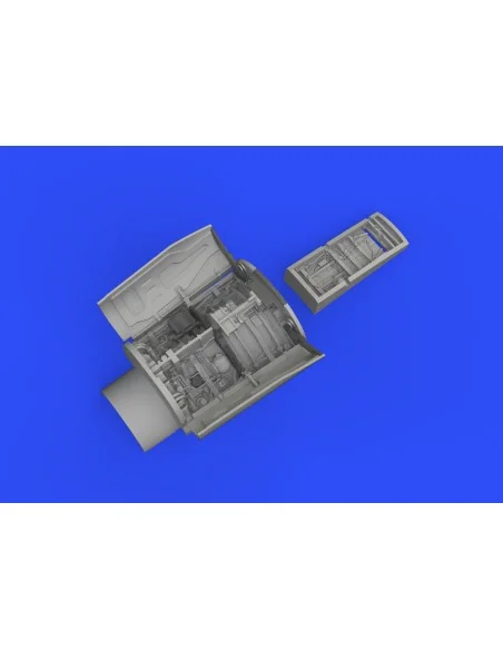 F-16C wheel bays early PRINT 1/48 KINETIC, 1/48 - Eduard Accessorie...