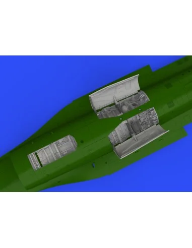 F-16C wheel bays early PRINT 1/48 KINETIC, 1/48 - Eduard Accessorie...