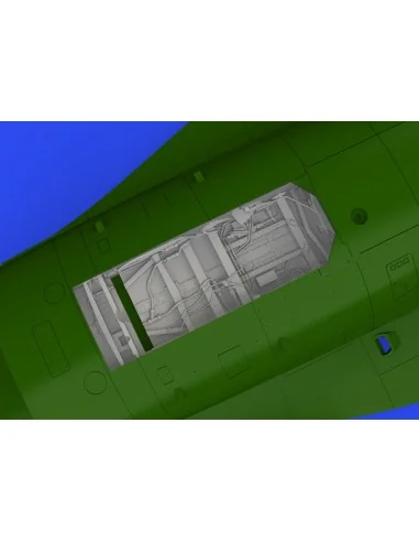 F-16C wheel bays early PRINT 1/48 KINETIC, 1/48 - Eduard Accessorie...