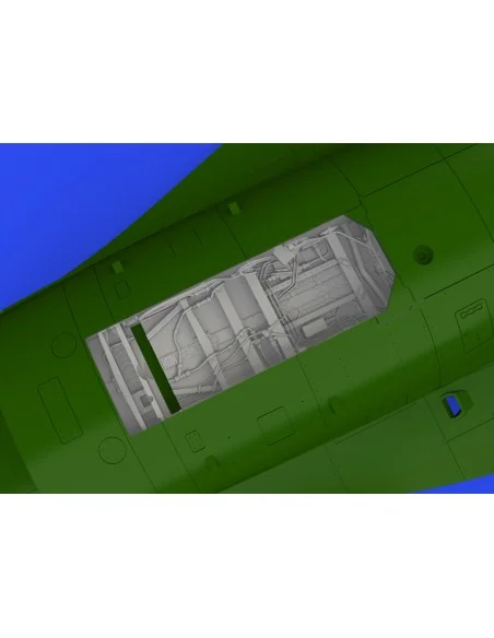 F-16C wheel bays early PRINT 1/48 KINETIC, 1/48 - Eduard Accessorie...